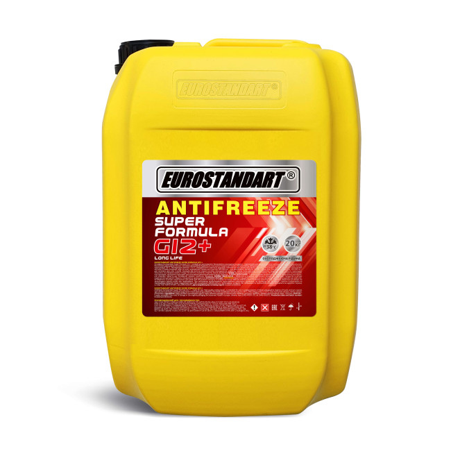 Охолоджувальна рідина EUROSTANDART ANTIFREEZE SUPER FORMULA G12+ готовий